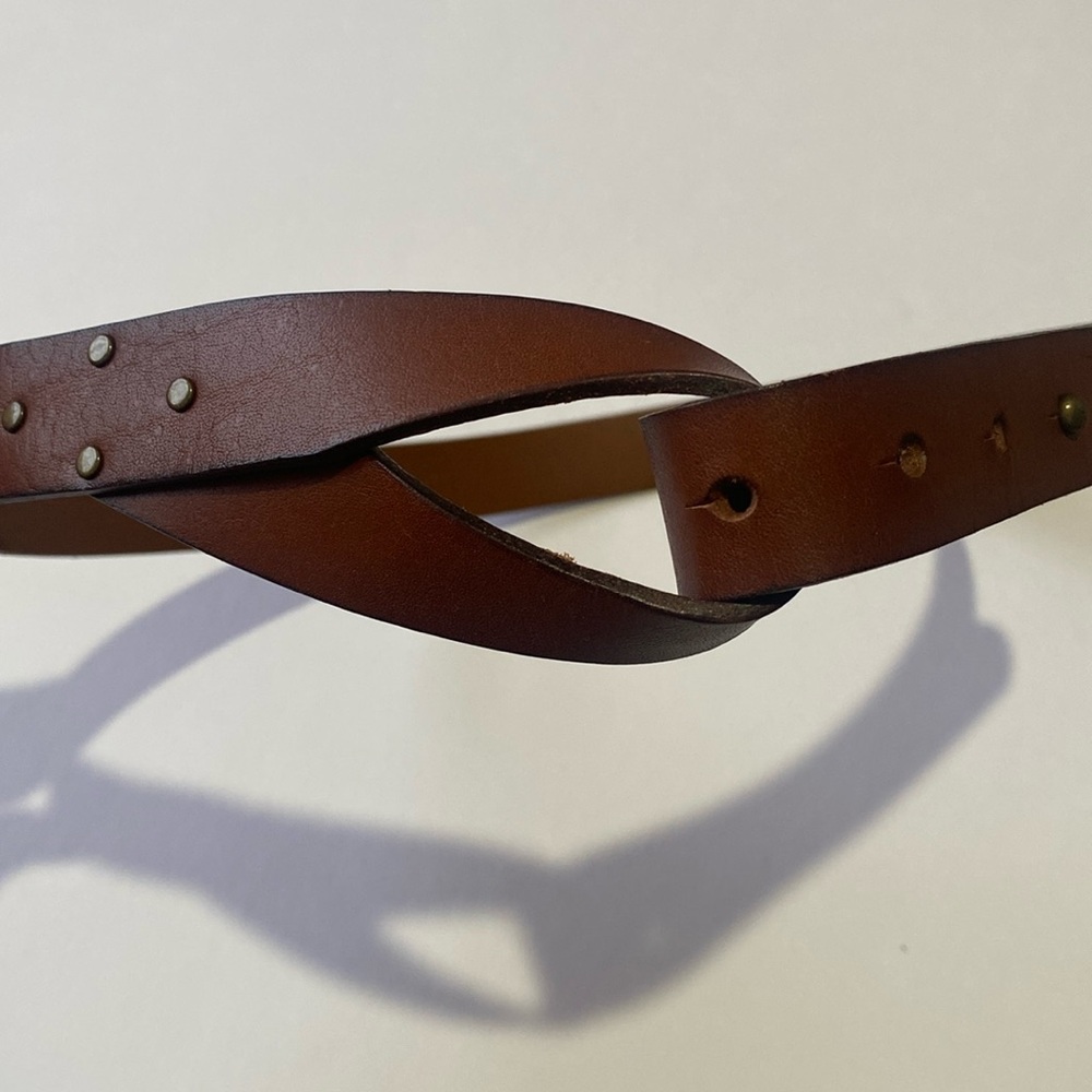 GAP leather belt with loop Size S